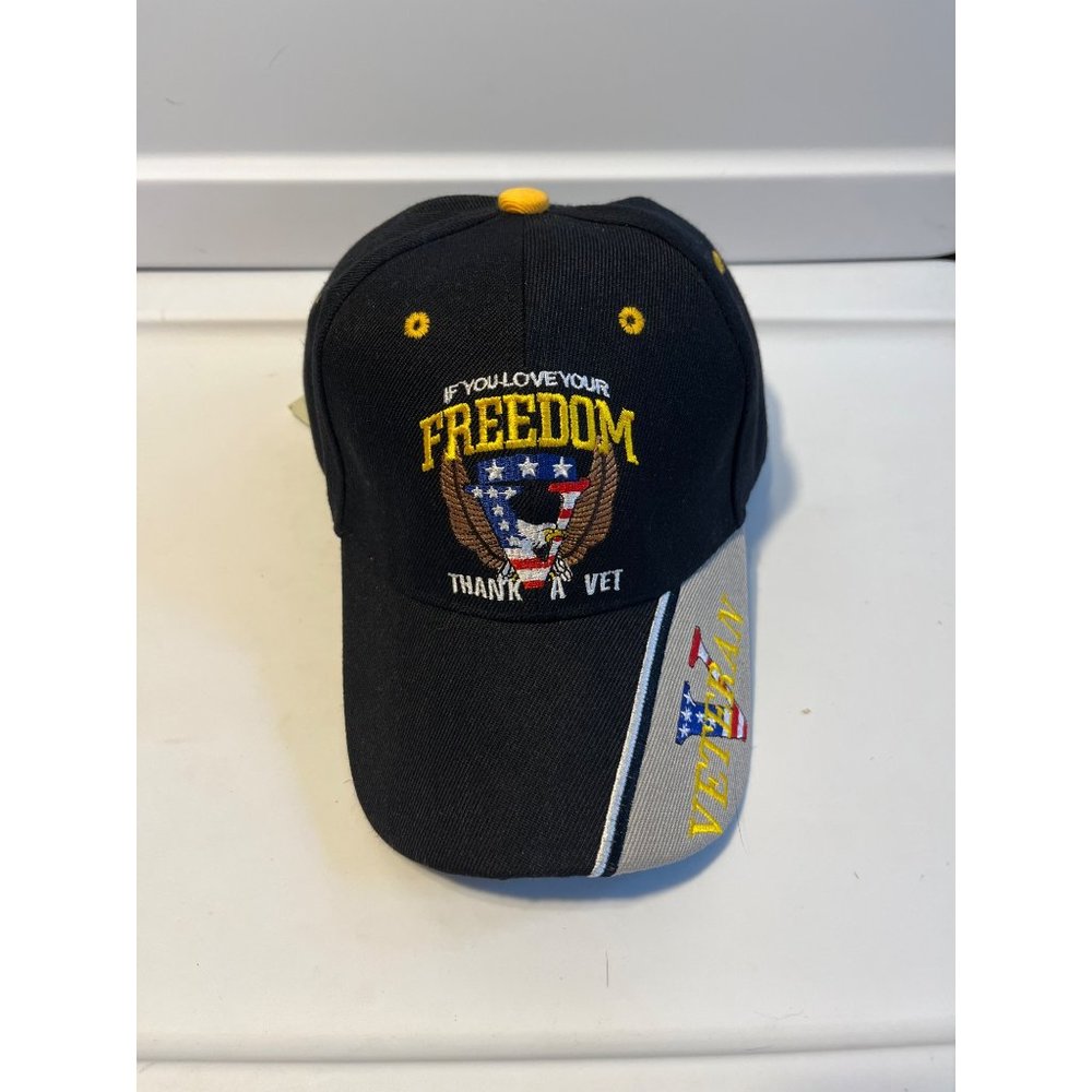 NWT Thank You Vet If You Love Your Freedom Hat Adjustable